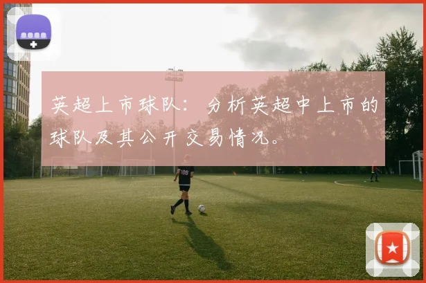 英超上市球队：分析英超中上市的球队及其公开交易情况。